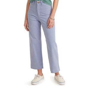 Marine Layer Periwinkle Wide Leg Cropped Women's Jeans